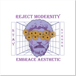 Reject Modernity Embrace Aesthetic Posters and Art